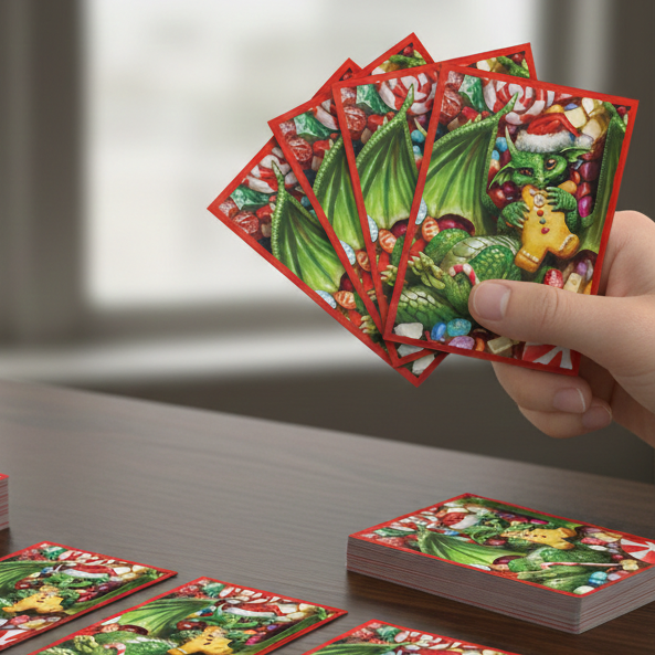 Dragon Shield Christmas 2024 100 Brushed Art Card Sleeves