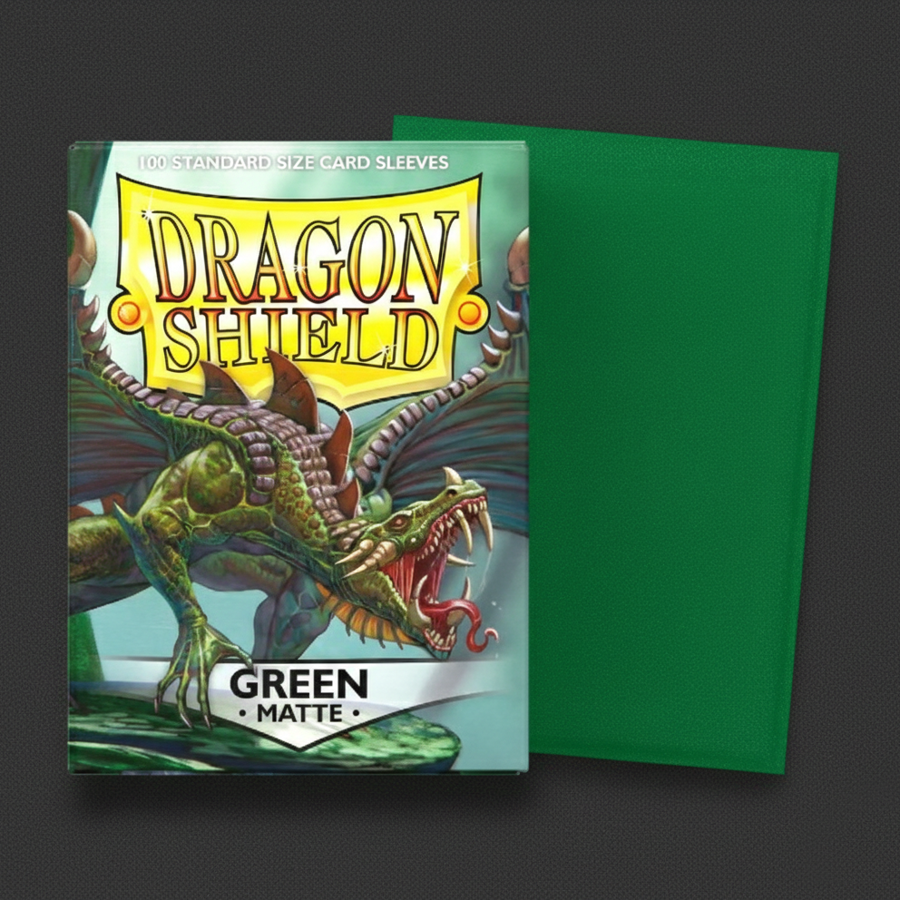 Dragon Shield Green Matte 100 Card Sleeves