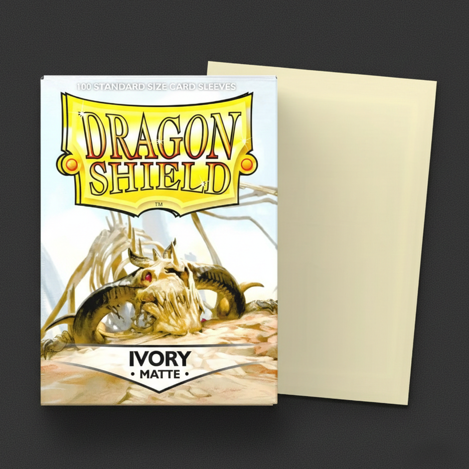 Dragon Shield Ivory 100 Matte Card Sleeves