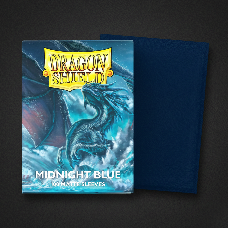 Dragon Shield Midnight Blue 100 Matte Card Sleeves