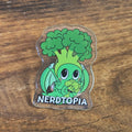 Nerdtopia Broccoli Acrylic Pin